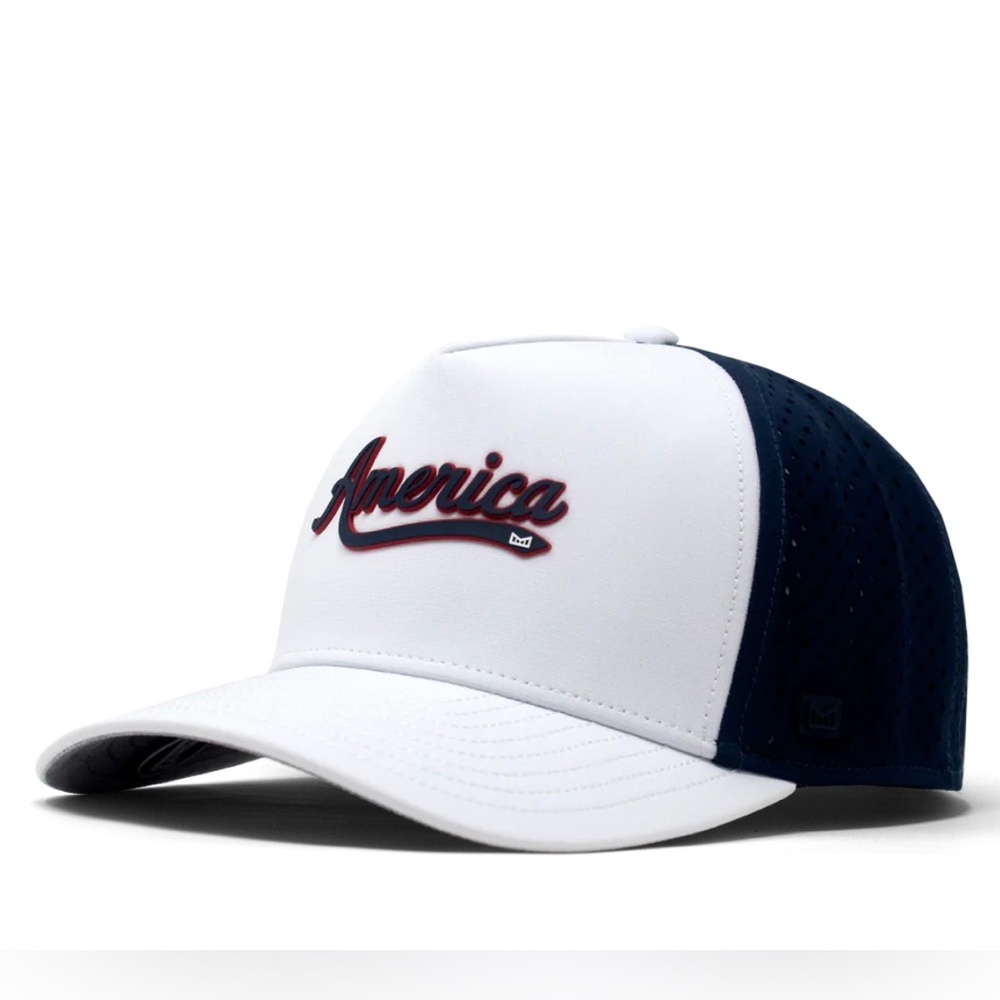 Melin Brand White and Blue Hat